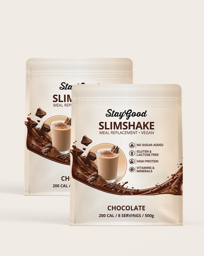 Två påsar Slimshake Chocolate